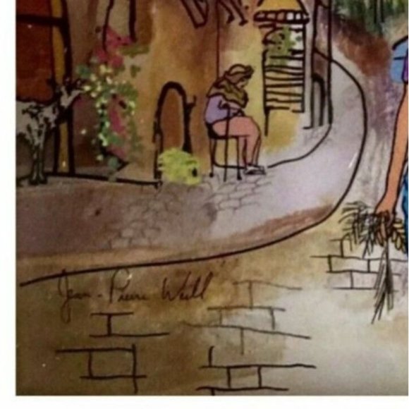 Signed Paint on Glass 1st custom piece "Ruth" - Picture 2 of 5